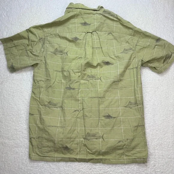 Columbia shirt mens 2XL River Lodge Fishing Shirt Sailfish Print‎ Button Up - Picture 4 of 9